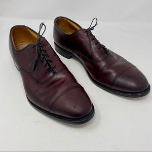 Allen Edmond Park Avenue Dress Shoes- Oxblood - Size 11.5